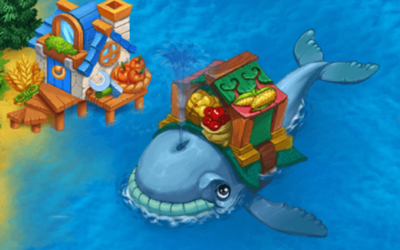 Harvest Land Whale | How to Request or Give Help in the Harvest Land Game