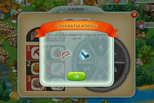 Won 2 Items at Once at the Harvest Land Casino