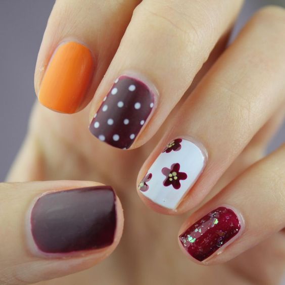 Fall Nails Ideas | Short Simple Fall Nail Colors + Designs