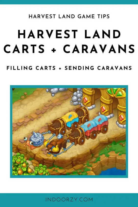 How to Send a Caravan in Harvest Land Game (+ Fill Caravan Carts) Harvest Land Game Tips