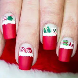 14+ Easy Nails for Christmas! Classy & Cute Xmas Nails Ideas