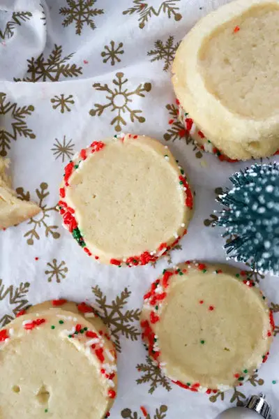 Easy Slice and Bake Christmas Sugar Cookies 