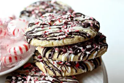 Peppermint Crunch Christmas Cookies (Time Saver Recipe) 